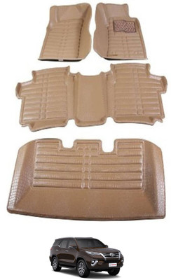 AYW Plastic 5D Mat For  Toyota New Fortuner(Beige)