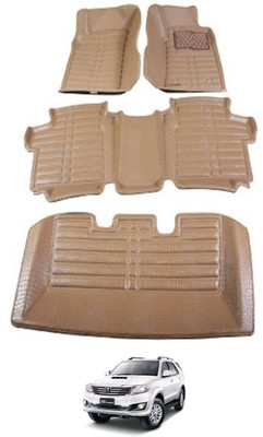AYW Plastic 5D Mat For  Toyota Fortuner(Beige)