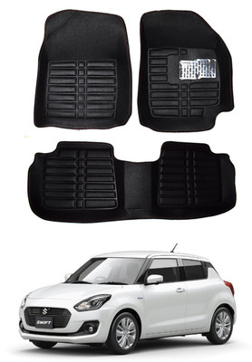 AYW Plastic 5D Mat For  Maruti Suzuki Swift(Black)