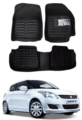 AYW Plastic 5D Mat For  Maruti Suzuki New Swift(Black)
