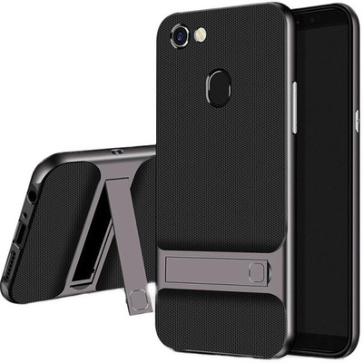 62% OFF on SPL Back Cover for OPPO F7(Black, Grey, Shock Proof) on