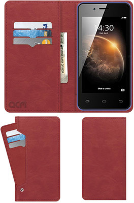 ACM Flip Cover for Celkon Smart 4g(Pink, Cases with Holder, Pack of: 1)