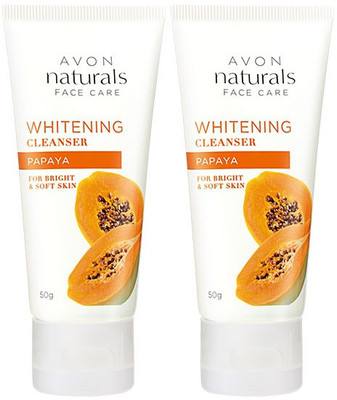 

Avon Naturals Papaya Whitening Cleanser (set of 2 of 50g each)(100 g)