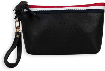 

Zureni Casual Black Clutch