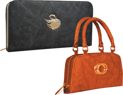 

Fillincart Casual, Party, Formal Black, Brown Clutch