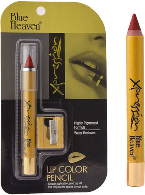 

Blue Heaven Cosmetics Xpression Lip Color Pencil - 01 With Sharpener(Set of 2)