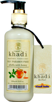 

Vagad's Khadi Alfa Alfa With Honey Conditioner S.L.S And Paraben Free(200 ml)