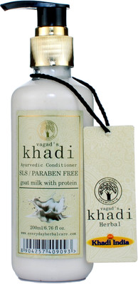 

Vagad's Khadi Goat Milk With Protein Conditioner S.L.S And Paraben Free(200 ml)