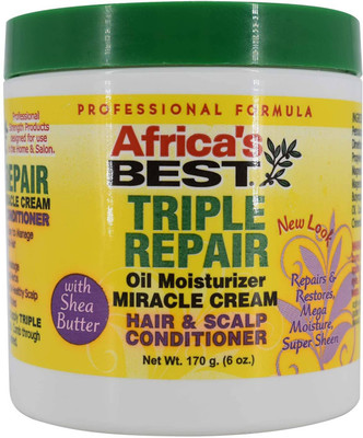 

Africas Best Triple Repair Miracle Cream, Hair & Scalp Conditioner(170 ml)