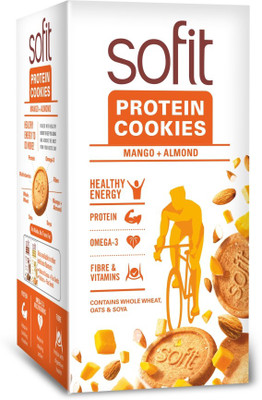 

Sofit Protein Cookies Mango + Almond(1500 g, Pack of 10)