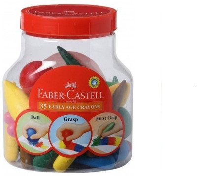 

Faber-Castell 35 Early Age Crayons(Set of 1, Multicolor)