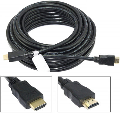 

JX2 Super Slim HDMI Male to HDMI Male Cable TV Lead 1.4V Ethernet 3D Full HD 1080p Compatible with Laptop, Tv, Projector, Plasma, Led and LCD 3D 4K HDMI Cable(Laptop, Tv, Projector, Plasma, Led and LCD, Black - 20 M)