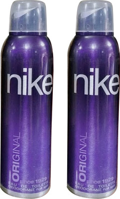Nike Original Deodorant For Man 200ml Deodorant Spray - For Men(400 ml, Pack of 2)