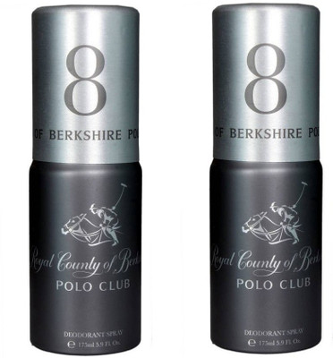 

Royal County of Berkshire Polo Club 2 8 No. Deodorant Spray - For Men(175 ml)