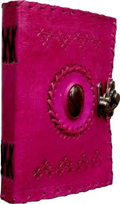Craft Shop Leather A5 Diary 100 Pages(Pink)