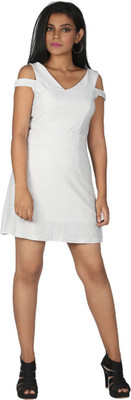 MONT EVE Women A-line White Dress
