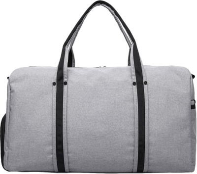 

Kaka High Quality Large Capacity Travel Handbag Canvas Messenger Bag Travel Duffel Bag(Grey)