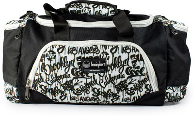 

HEMISPHERE TRAVEL DUFFEL BAG Travel Duffel Bag(Black, White)