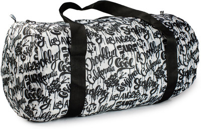 

HEMISPHERE (Expandable) FOLDABLE DUFFEL BAG Travel Duffel Bag(Black, White)