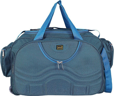 

alfisha (Expandable) Lightweight Waterproof Luggage Travel Duffel Bags with Roller wheels - Travel Duffel Bag(Blue)