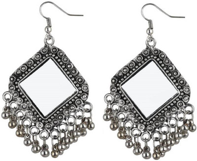 FashMade Small Diamond Mirror Alloy Drops & Danglers