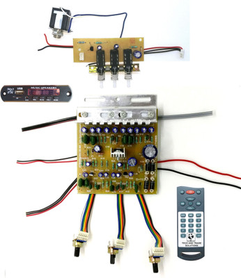 

TECH AND TRADE Karaoke Mic With 100 Watts Diy Stereo Audio Amplifier Circuit Kit Board 4440 IC BASS TREBLE FM STEREO Module Sound Card Sound Recorder and Sound Circuit Electronic Hobby Kit