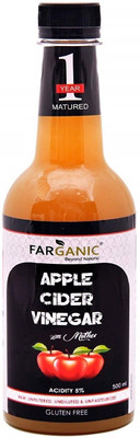 

FARGANIC ACV PLAIN 500 Energy Drink(Apple Cider Vinegar with Mother Flavored)