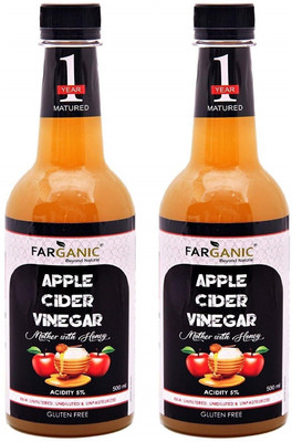 

FARGANIC ACV HONEY DOUBLE Apple Cider Vinegar(2x500 ml, Apple Cider Vinegar, Honey Flavored)