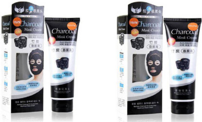 

DIABOLIC FINEST CHARCOAL WHITENING ANTI-BLACKHEAD MASK(130G)(COMBO OF 2)(130 ml)