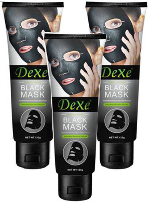 

dexe Dex Acne Purifying & Deep Cleansing Black Head Removal Charcoal Mask (360 g) Pack Of 3(360 ml)