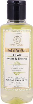 

Khadi Natural AYURVEDIC NEEM & TEATREE FACE WASH SLS & PARABEN FREE 210ML Face Wash(210 ml)