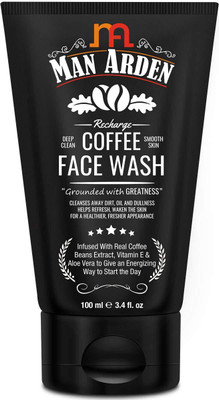 

Man Arden Recharge Coffee Face Wash 100ml - Cleanses Away Dirt, Oil and Dullness Face Wash(100 ml)
