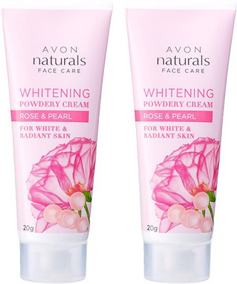 

Avon Naturals Rose & Pearl Whitening Cream (set of 2 of 20g each)(40 g)