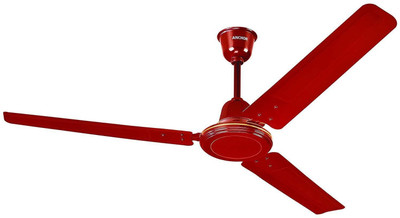 

ANCHOR BY PANASONIC Cooler 3 Blade Ceiling Fan(Red, Pack of 1), Brown