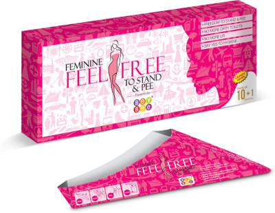 

Bey Bee : Freedom to Stand and Pee for Female | Portable | Easy to carry | Disposable Female Urination Device(Pink, Pack of 10)