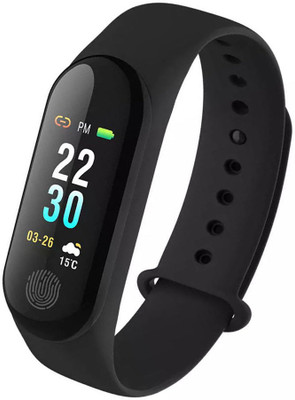

casadomani M3 Band with Heart Rate Pedometer/Sleep Monitoring Functions and Sensor Fitness Band(Black, Pack of 1)