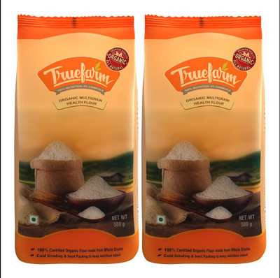

Truefarm Organic Multirgrain Health Flour(1 kg, Pack of 2)