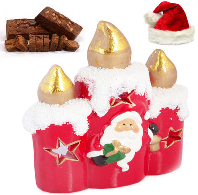 

Ghasitaram Gifts Christmas hampers-Santa T-Lite Candle Stand with Plum Cake Combo(3)