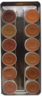

Kryolan Supracolor - SP - 12 Color Foundation Palette Foundation(Brown)