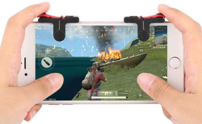 

BUY SURETY PUBG Shooter Controller Gaming Trigger Fire Button Handle for IOS Android SmartPhone Wireless Gaming Trigger Controller Mobile Smartphones Aim Key D9 Left/Right Gaming Accessory Kit(Multicolor, For Android)