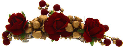 

Anuradha Art Jewellery Traditional Back Pin Back Pin(Red)