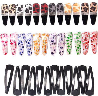 

AANJNEY TIC TAC MULTICOLOUR CLIPS combo Tic Tac Clip, Hair Pin(Multicolor)