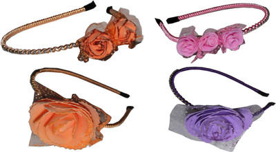 

CLOSE Combo of Multi Color Floral Hairbands Hair Band(Multicolor)