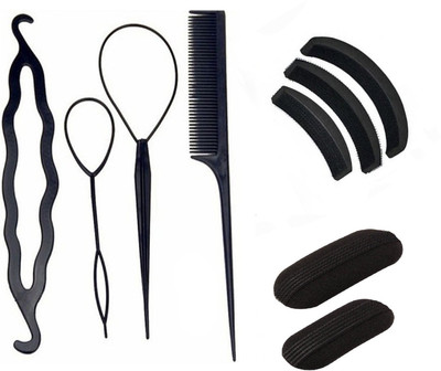 

Param Hair accessories / hair styling tool set of 9 Hair Accessory Set(Black)