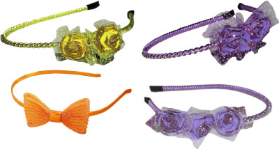 

CHANDA Combo of Multi Color Floral Hairbands Hair Band(Multicolor)