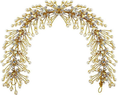 

Confidence Hair Accessories For Bun Making Gajra Accessories For Bridal Girls,Golden Bun(Gold)