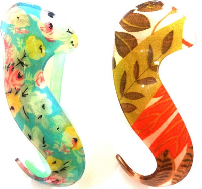 

Fashionable COMBO OF Different Design Printed Hair Clutcher Hair Claw(Multicolor)
