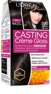 

L'Oreal Casting Creme Gloss 200 (Ebony Black) Hair Color(Ebony Black)
