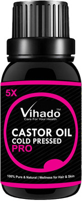 

VIHADO 5X PRO Flax seed Oil 100% Pure & Natural Essential Oil | Flaxseed Essential Oil | Flax seed Oil For Skin | Flaxseed Oil For Weight Loss | Cold Pressed Flax seed Oil 3x Pro |Organic Flaxseed Oil | Linseed Oil | Flaxseed Oil For Cooking | Lin seed oi