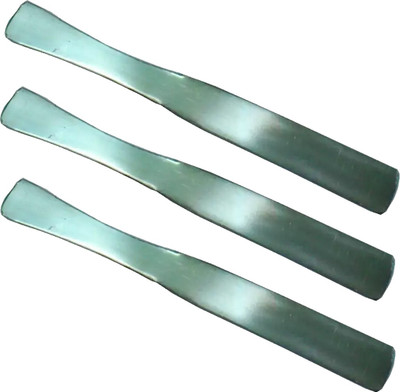 

Wingage Pack Of 3 Pcs Hair Removal Waxing / Wax Reusable Steel Knife Spoon Wax(10, Set of 3)